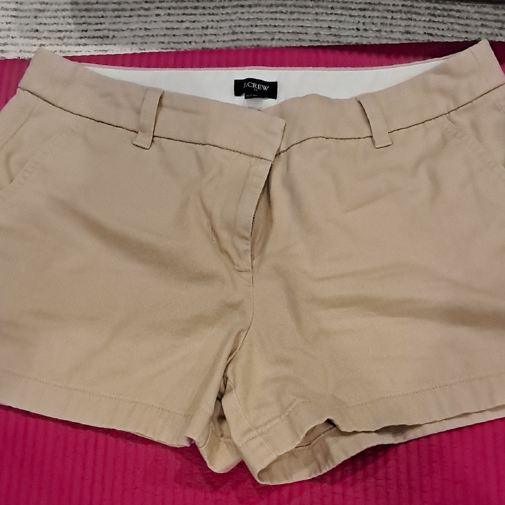 J. Crew Women's Cotton Khaki Shorts